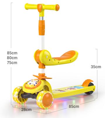 China Exercise Balance Kids Scooter That Can Rest , 3 In 1 Kids Scooter for sale