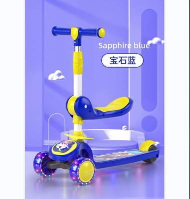 China New Style Kids Folding Colorful Foot Powered 3 Wheel Children Scooter With Brake Scooter For Kids for sale