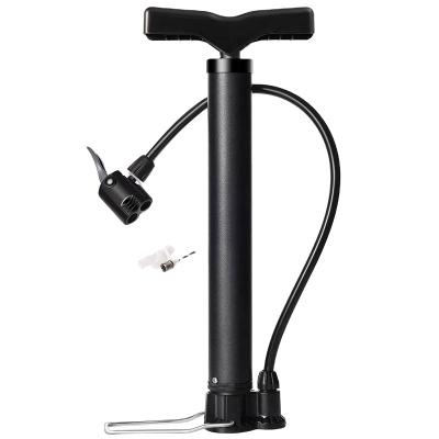 China Aluminum Alloy Material Portable Tire Inflator Bicycle Foot Pump Tire High Pressure Smart Pump for sale