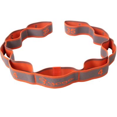 China Yoga Nylon Supplies Pilates Resistance Bands Resistance Sports Expander Elastic Band Strap Home Exercise Belt for sale