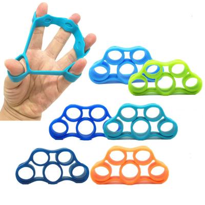 China Silicone Hand Resistance Bands Finger Stretcher Hand Expander Tester Finger Grip 7.5*4*1.3cm for sale