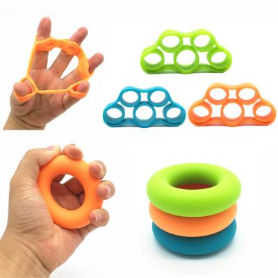 China Finger Strengtheners Hand Finger Strength Recovery Training Program Silicone Finger Stretcher Hand Grip Enhancer Workout Elder Kit for sale