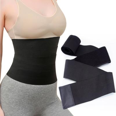 China Waist Trainer Shaper Trimmer Belt Grab Me Up Adjustable Slim Belt 3 Meters Bulge Belly Wrap Belt Around Waist Bandage Wrap Waist Trainer for sale