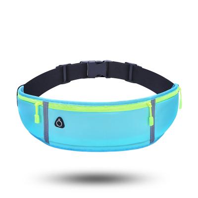 China Pocket Belt Outdoor Sports Waist Bag Fitness Workout Anti-theft Increased Running Reflective Belt for sale