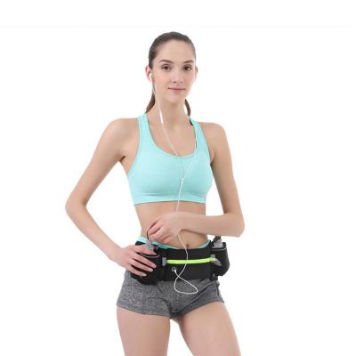 China Multifunctional water bottle bag sports water bottle waist bag large capacity sports double water bottle anti-theft waist bag for sale