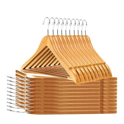 China Modern/ Classic/ Luxury / Manufacture Wooden Hangers Clothes Coat Hanger For Wholesale for sale