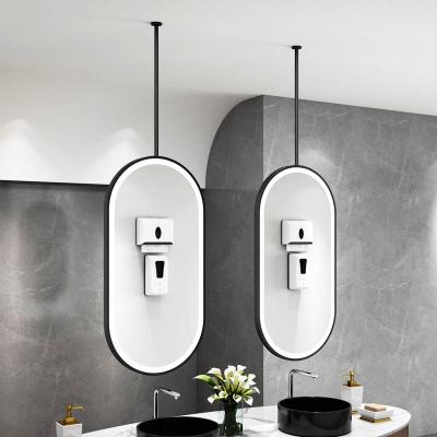 China Illuminated Customizable Fashion Decorative Bath Vanity Mirror Led Frontlight Backlight Hanging Wall Mirror for Bathroom for sale