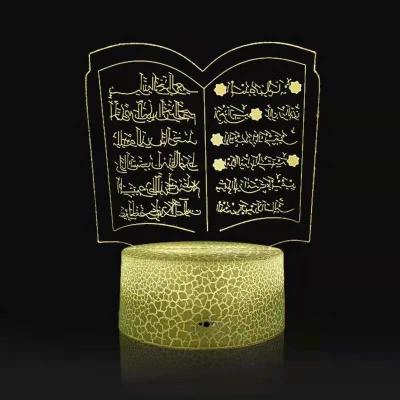 China 7 The fat light of Ramadan 2022 of colors led the colorful light acrylic light for sale