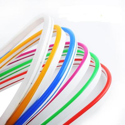 China Hotel Pure Flexible Silicone LED Neon Strip Sign Waterproof Neon Lights Silicone Tube Carve Words for sale