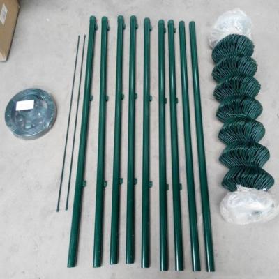 China Easily Assembled Chain Link Fence With Posts For Post Sale for sale