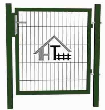 China Europe popular high quality easily assembled powder coated iron garden fence gate of welded mesh garden gates for sale