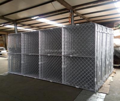 China Easily Assembled Large Galvanized Chain Link Fence Farm Door /Gate for sale