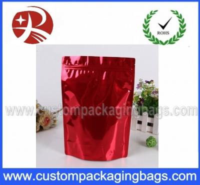 China Stand up Aluminum Foil Pouches With Zipper / Aluminum Foil Zip Lock Pouches for sale