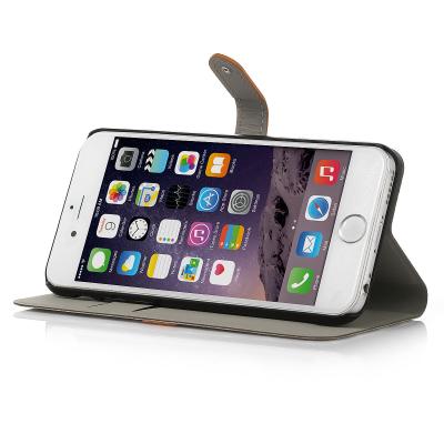 China Accesorios del teléfono celular y de la tableta del caso del soporte de la cartera de la tarjeta de crédito para el iPhone 6 4,7