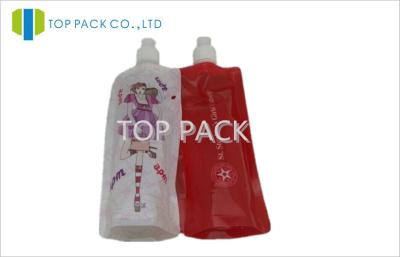 China Recyclable Stand Up Pouch with spout , Pull Ring spout pouch packaging for sale