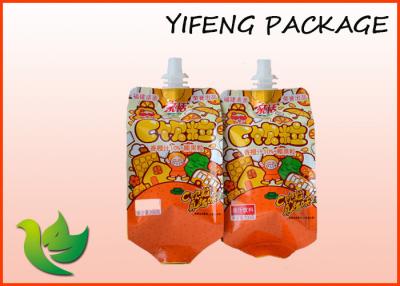 China Juice Packaging Spout Pouch Side Gusset Box Pouch With Spout for sale