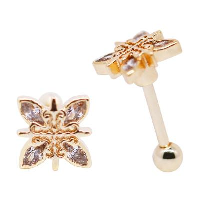 China 18G Petal Ear Piercing Jewellery for sale