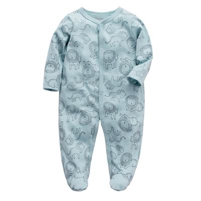 China Long Creepers 100% Cotton Casual Solid Round Neck Basic Newborn Baby Onesie Baby Onesie Baby Romper Baby Jumpsuit for sale