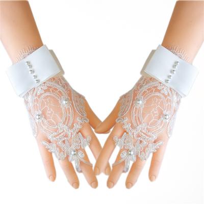 China Wholesale Hot Selling Fingerless Bridal Gloves For Wedding for sale