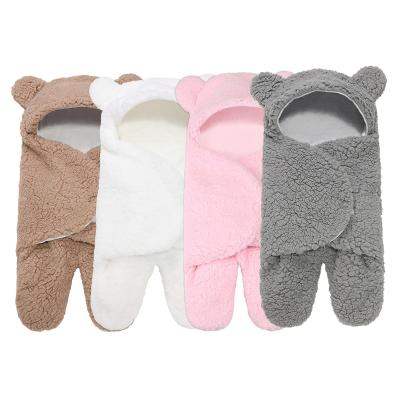 China Polyester/Cotton Autumn Baby Sleeping Bag Envelope for Newborn Baby Winter Blanket Envelope Cute Sleeping Bags for sale