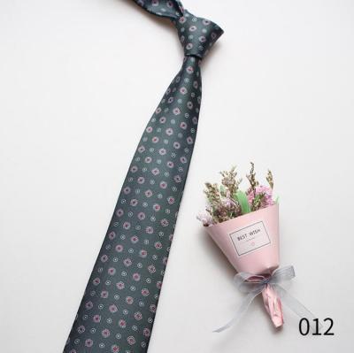 China Polyester Business Classic Tie Woven Jacquard Neck Ties For Men for sale