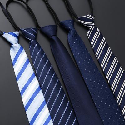 China Polyester Business Zipper Classic Tie Woven Jacquard Neck Ties For Men for sale