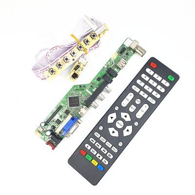 China Universal TV Home Panel T.SK105A.03 Panel LCD TV Motherboard With TV Remote Control Main Board for sale