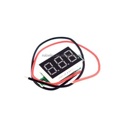 China 0.28 Inch Meter LED Screen Electronic Components Accessories 2.5V-40V Mini Digital Voltmeter Voltage Tester 0.28 Inch Voltage Tester Meter for sale