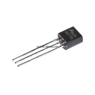 China 100PCS BS170 Integrated Triode Package TO-92 0.5A 60V Field Effect Tube Low Power Plug-in Transistor BS170 for sale