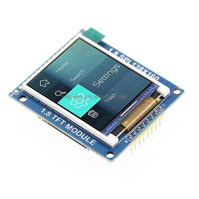 China General Application 1.8' LCD Module 1.8 Serial LCD Module 128*160 PCB Adapter Power IC SD Socket inch SPI TFT display for sale