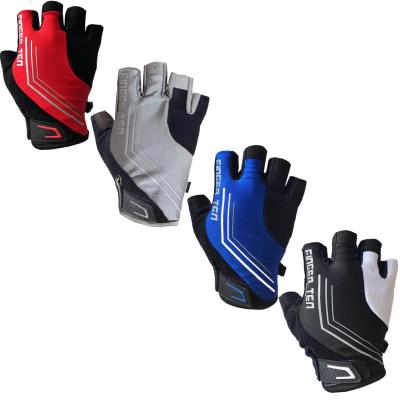 China OEM Windproof Logo Bicycle Gloves Custom Made High Quality For Men Women Half Finger Glove Motorcycle Mountain Bike Fitness Cycling Gloves for sale