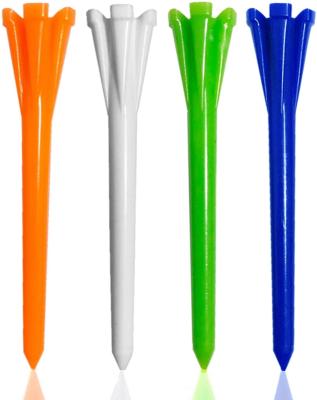 China High Quality With Factory Wholesale Price Factory Wholesale Price Plastic Golf Tees 5 Color Fork Golf Tees 70 Mm 2-3/4