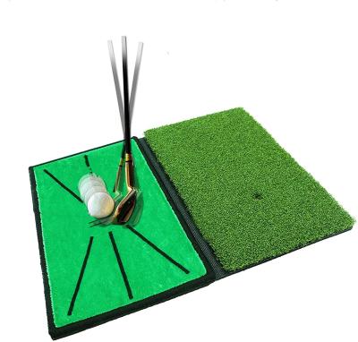 China Durable Hot Sales Practice Range Golf Hitting Mat Swing Training Mat For Swing Sensing Bat Exercise Training Aid Blanket Batting for sale