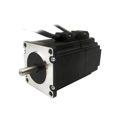 China NEMA23 Stepper Motor With Brake 1.3NM/2.3NM/2.6NM/3.5NM Shaft Diameter 6.35/8.0mm DC24V Permanent Magnet Power Off Brake NEMA23 Motor With Brake for sale