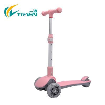 China PU 3 Wheels Toddler Scooter With Foldable Design For Girls And Boys for sale