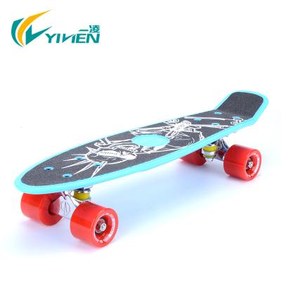 China Sale PP+Aluminum+PU Cheap Clear Shark Skateboard Transparent Wheel With PC Blank Deck for sale