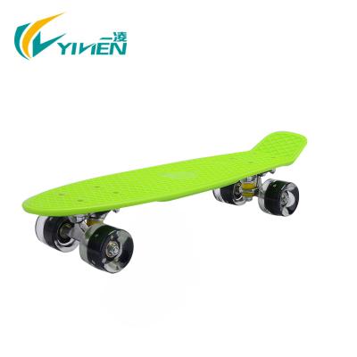 China Mini Trucks Aluminum Cruiser Butterfly Trucks Plastic Fish Skateboard Retro Plastic Cheap Skateboard for sale