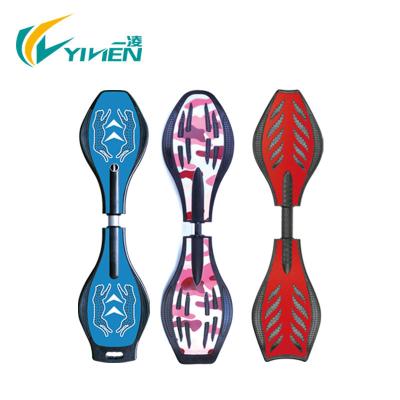 China High Quality ABS+Aluminum+PU ABS Cool Wave Skateboard With LED WHEEL for sale