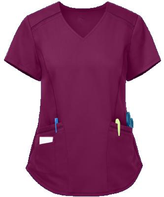 China Hospital Nurse Uniform High Quality V-Neck Woven Medical Scrub Medical Uniforms for sale