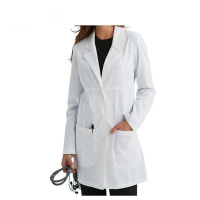 China New Arrival Cotton Breathable Custom Long Sleeve Medical Uniform 100% White Lab Coat for sale