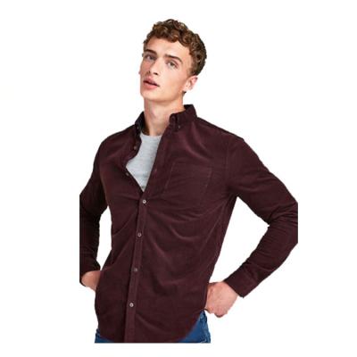 China Customization Anti-pilling Mens Classic Long Sleeve Button Down Block 100%cotton Dress Shirt for sale