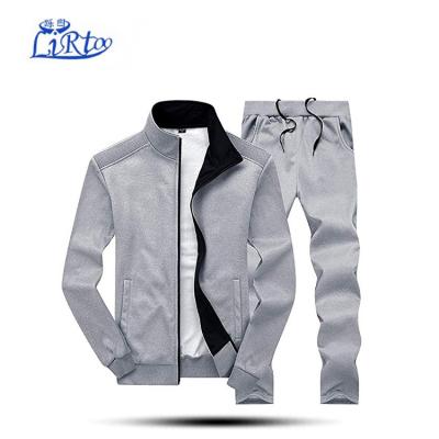 China Anti Shrink Mens Tracksuit Set Jogging Full Zip Long Sleeve Running Tracksuit for sale