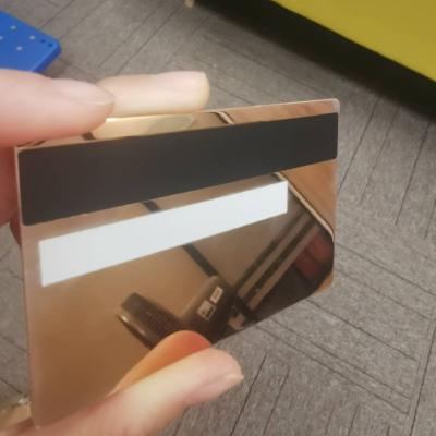 China Top-grade Customized Stainless Steel Metal Cards Membership Metal Business Cards for sale