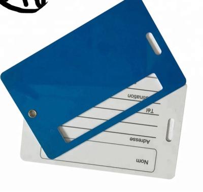 China Wholesale Blank Travel PVC Custom Luggage Tag Printer Club/Promotional Luggage Tag/Membership Card for sale