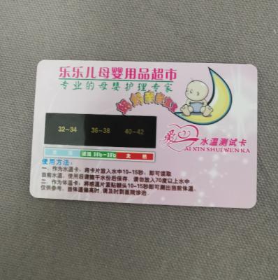 China Airport Baggage/Club UV Color Change Temperature Card/Promotional UV Tester Sensor/Membership Card for sale