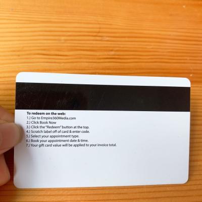 China Club CMYK Offset Printing Frosted Black Plastic Warranty Card With Signature Panels (China Manufacturer) for sale