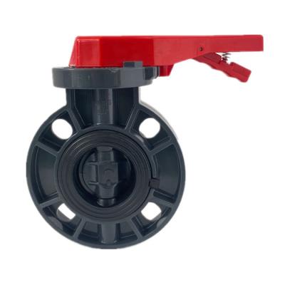 China General Wholesale 10k Handle Wafer PVC PP pph ABS Butterfly Aquarium Red Blue Green Orange Valve for sale