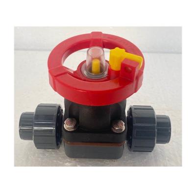 China General 12 years factory bottom price true double union upvc diaphragm valve ball valve for sale