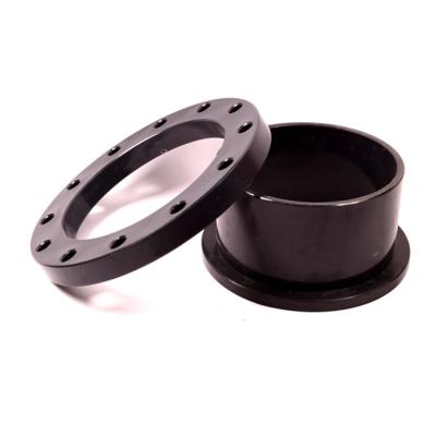 China all stock quick delivery DIN PVC Flange Assemble Lap Flange 2 pcs Flange DN50 to DN400; 2