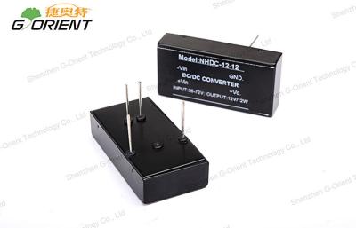 China Black 12V/1A Low Voltage DC DC Converters With Short Circuit Protection for sale